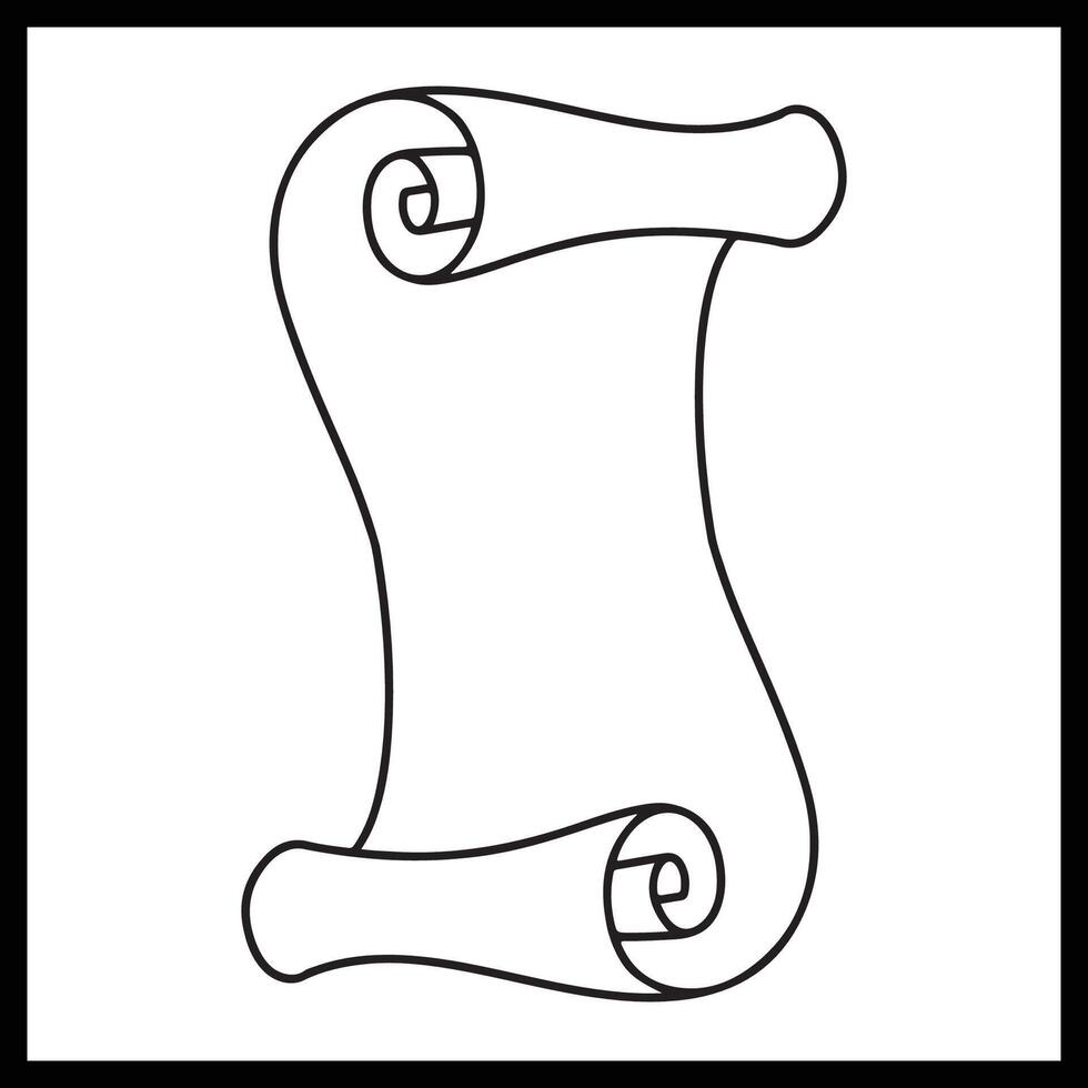 simple hand drawing doodle vector