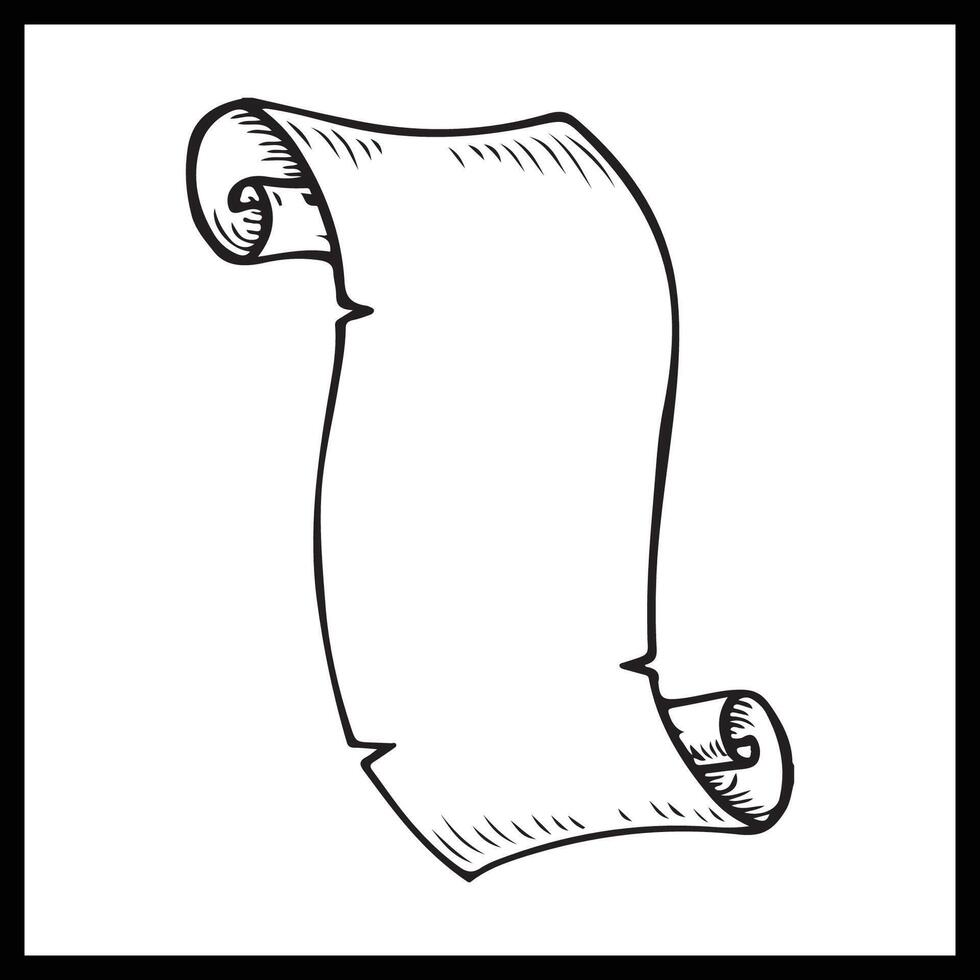 scroll vintage design vector
