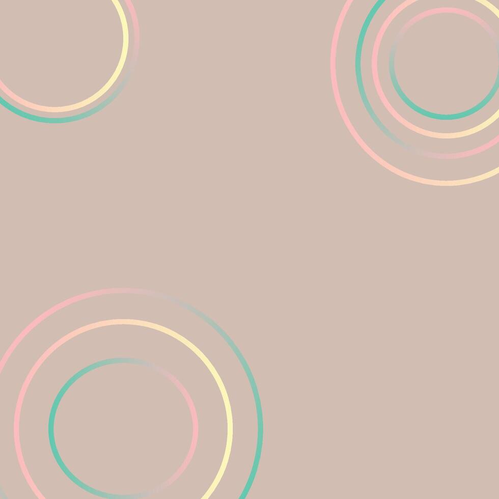 beige abstract background with circles vector