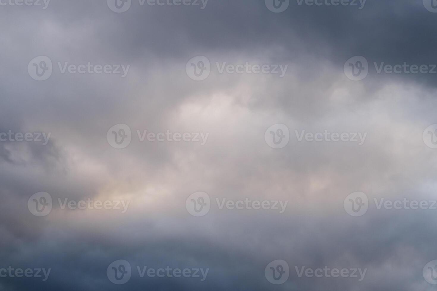 Cloudscape on heavy rainy day. Storm clouds. Background. photo