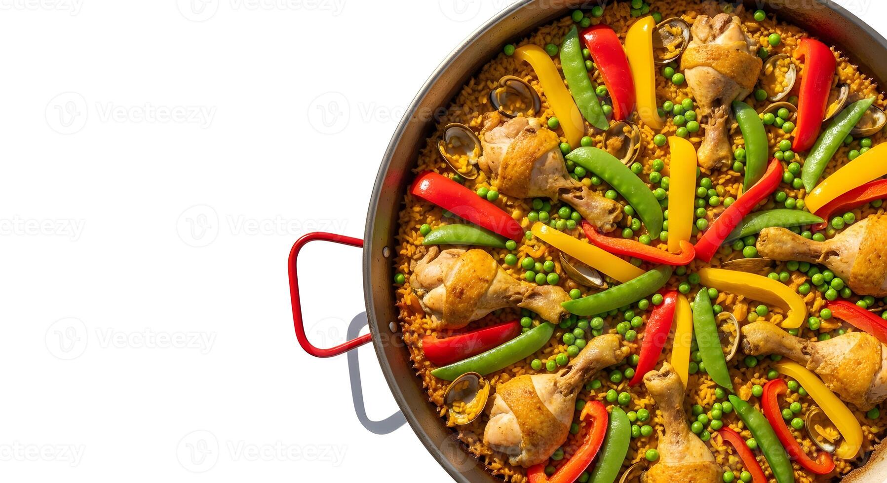 A pan with a large amount of food in it photo