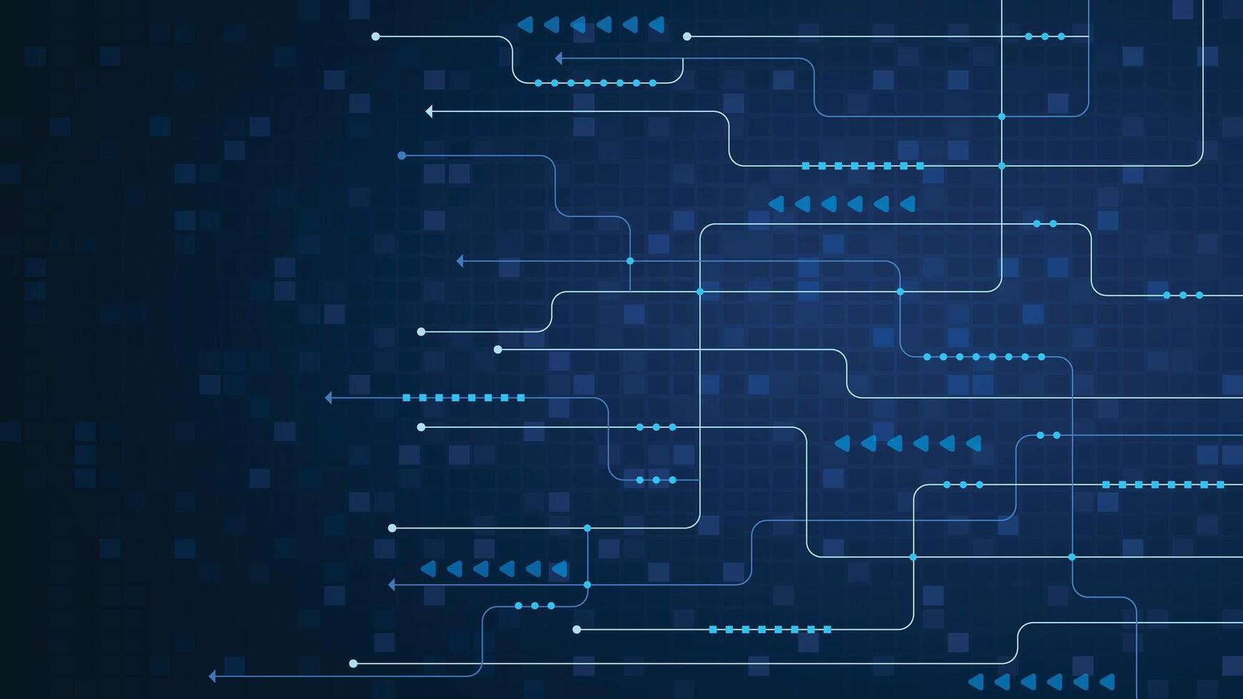 Abstract data flow digital background vector