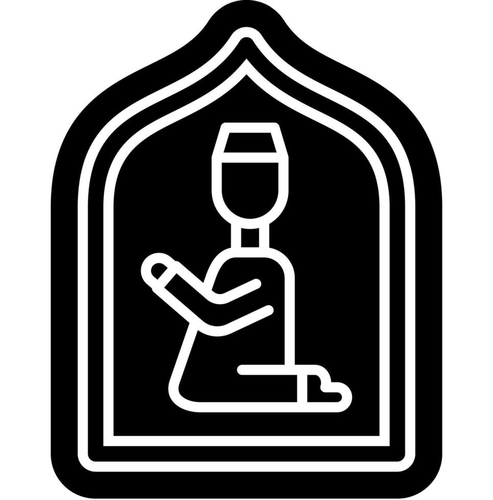 Prayer Mat Symbol vector