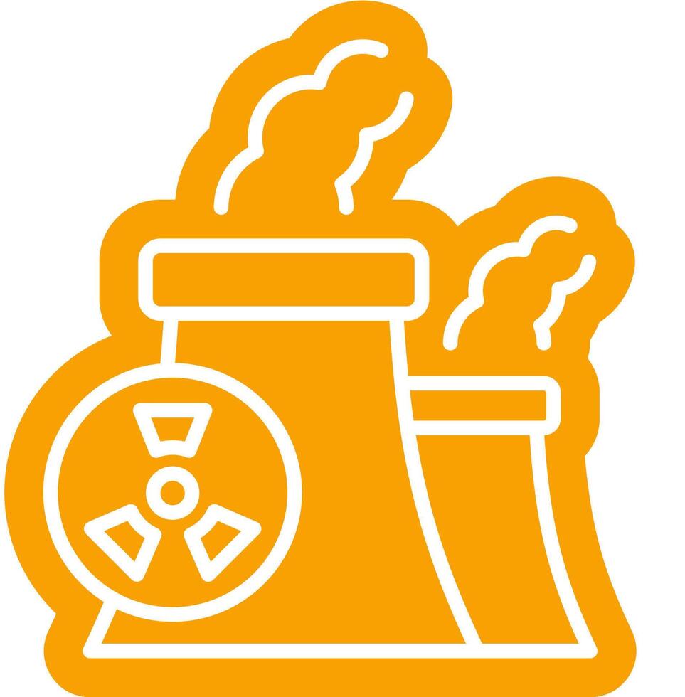 Atomic Core Reactor Symbol vector