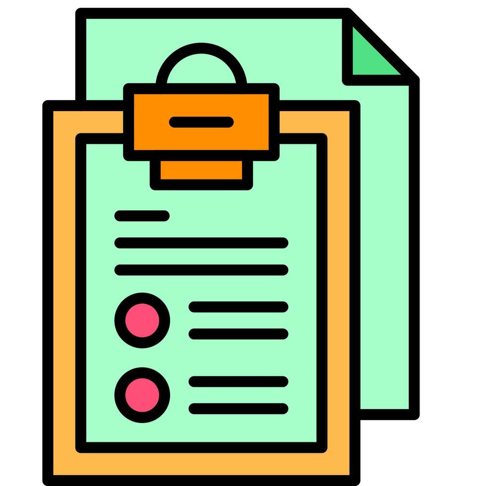 Quick Business Insight Outline fill icon vector