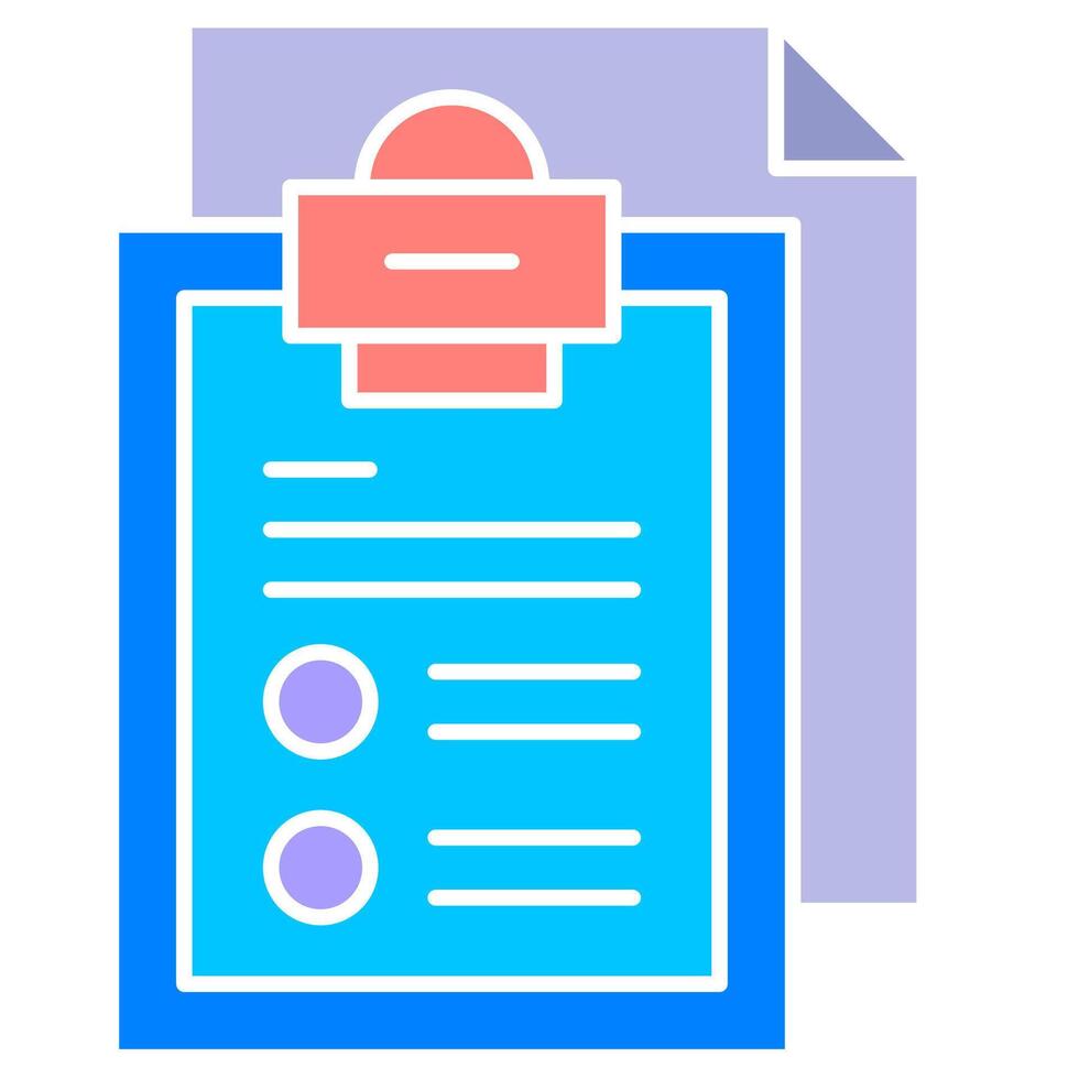 Management Summary FLat icon vector