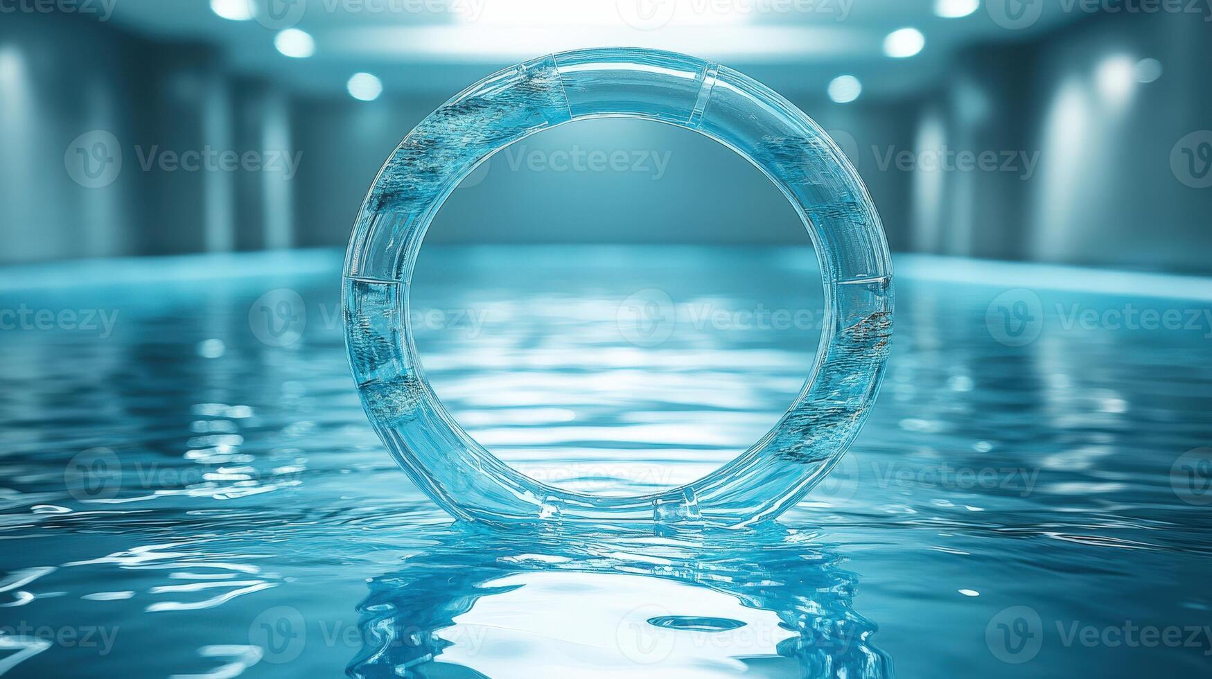 Water Ring in Swimming Pool photo