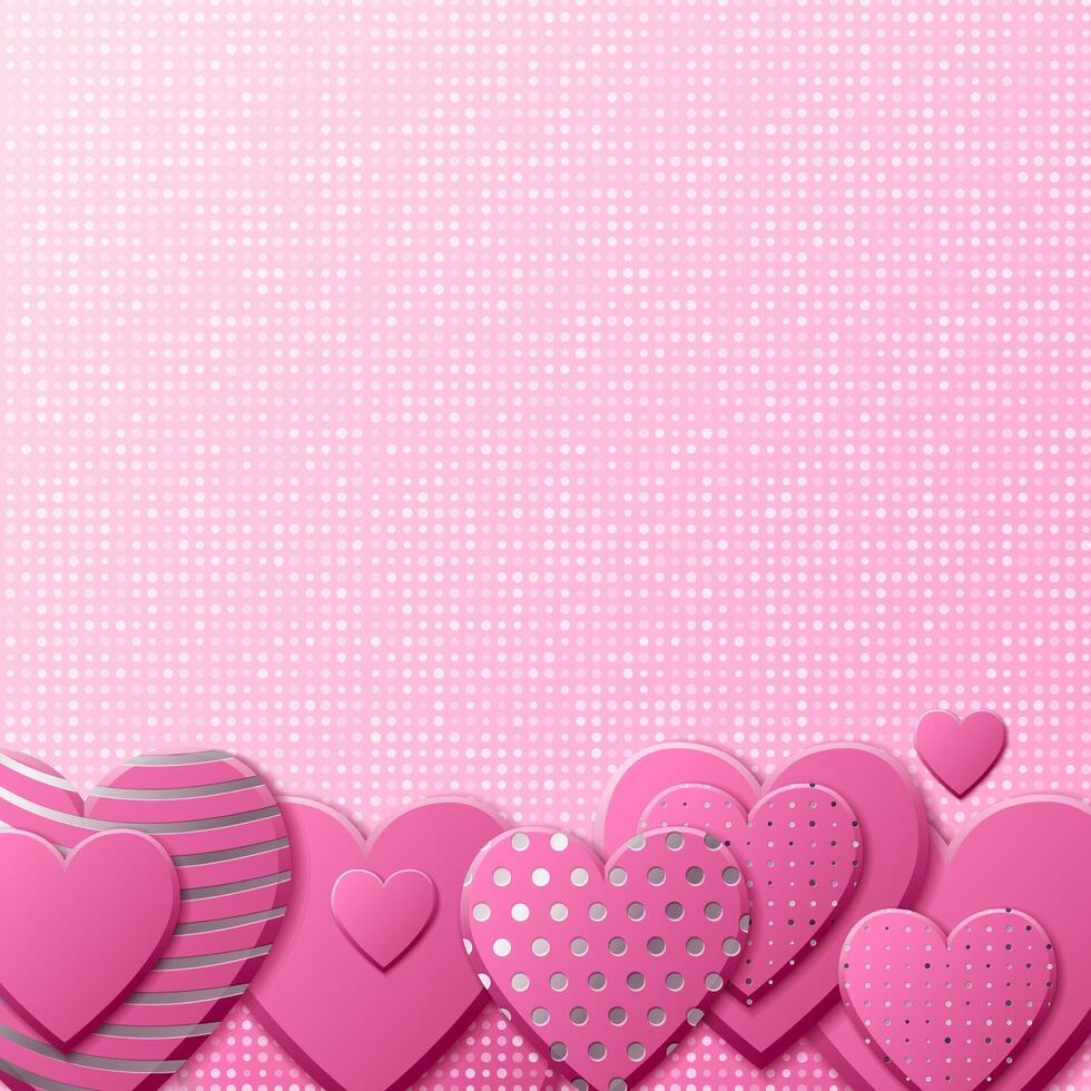 Elegant Silver Pattern on Soft Rose Pink Holiday Backdrop vector