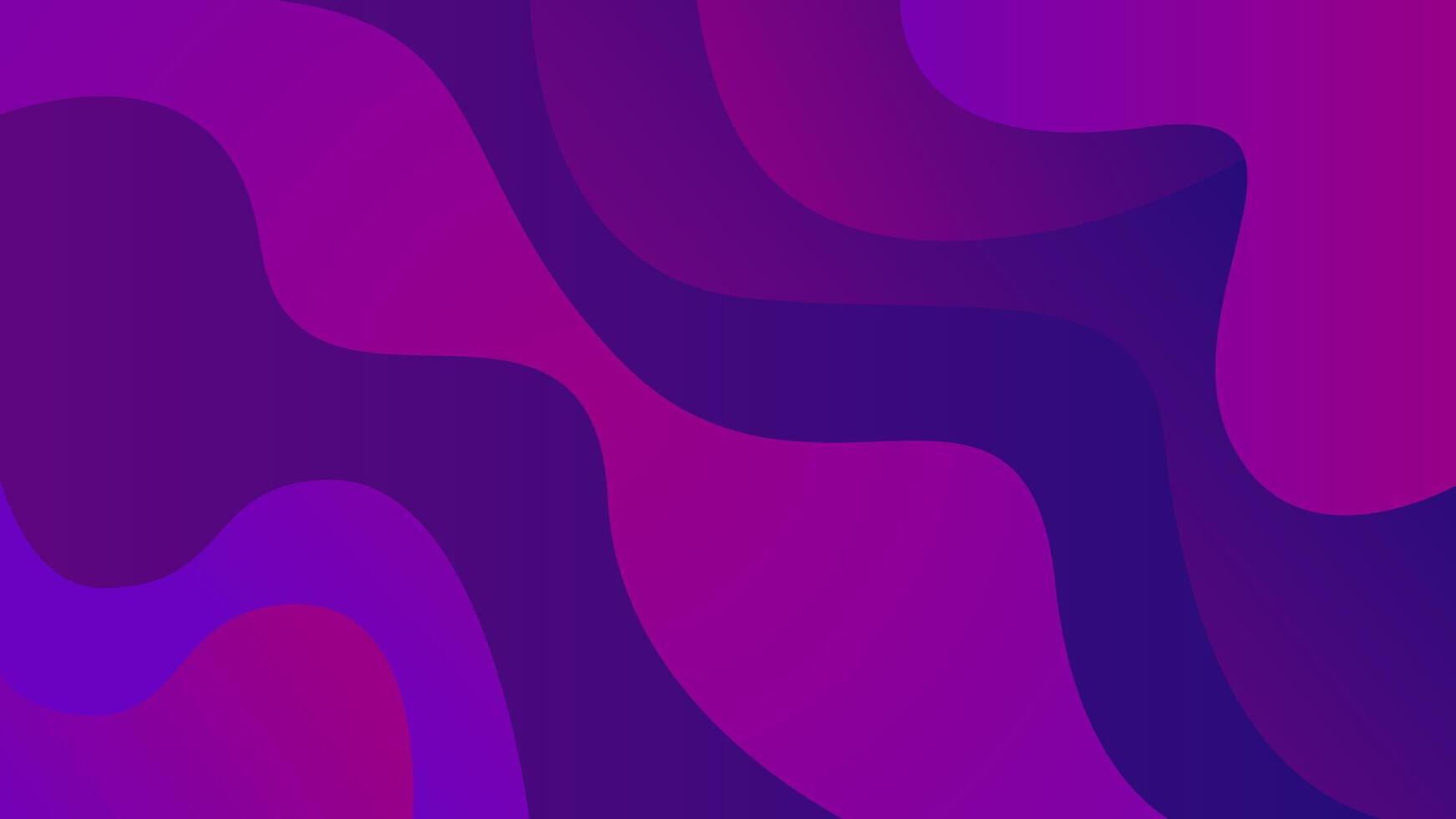 Abstract Violet Fluid Forms for Modern Design vector