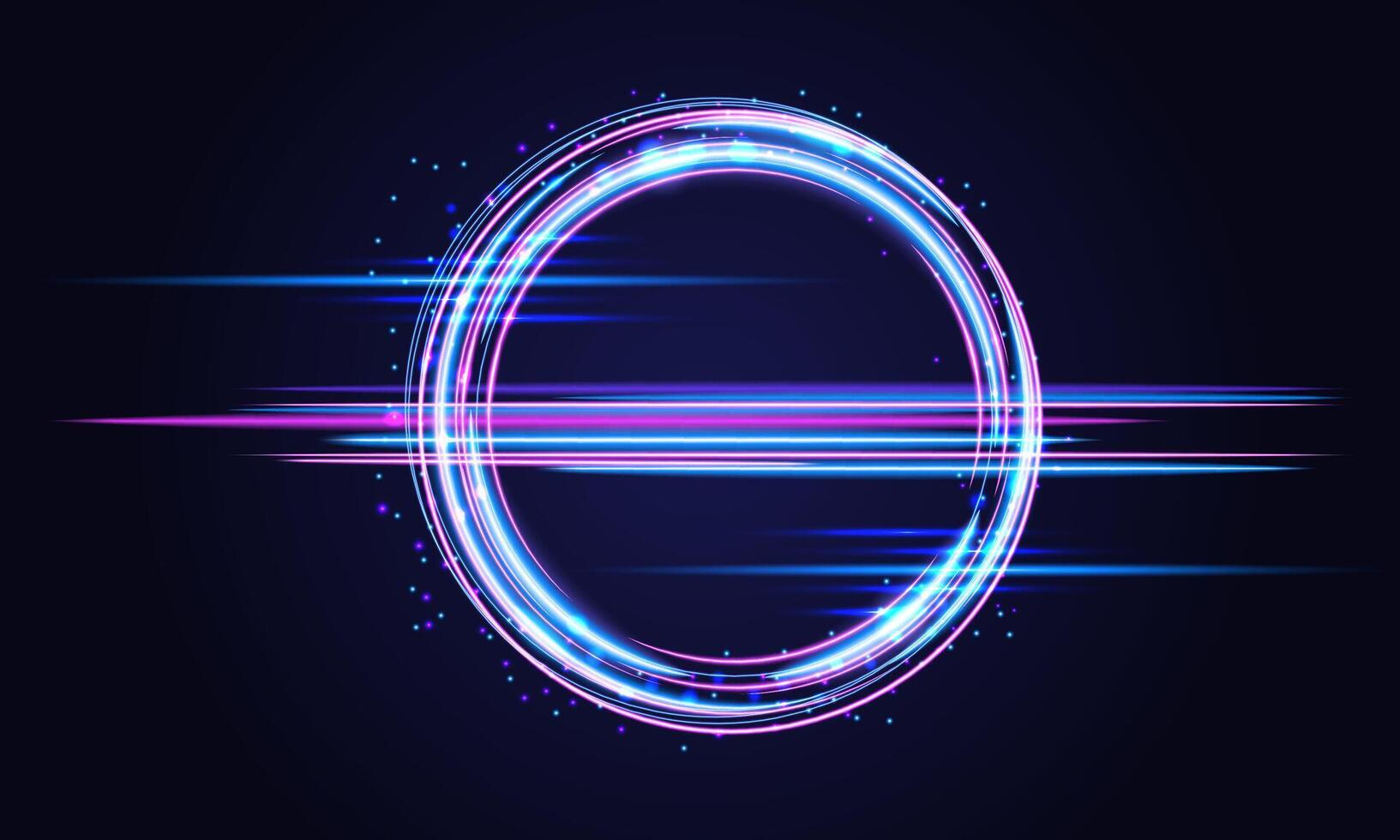 Digital Music Waveform with Vibration and Signal Flow vector