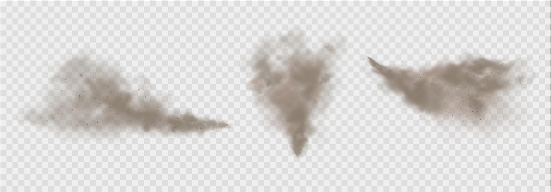 Atmospheric Dust Explosion with Desert Wind vector