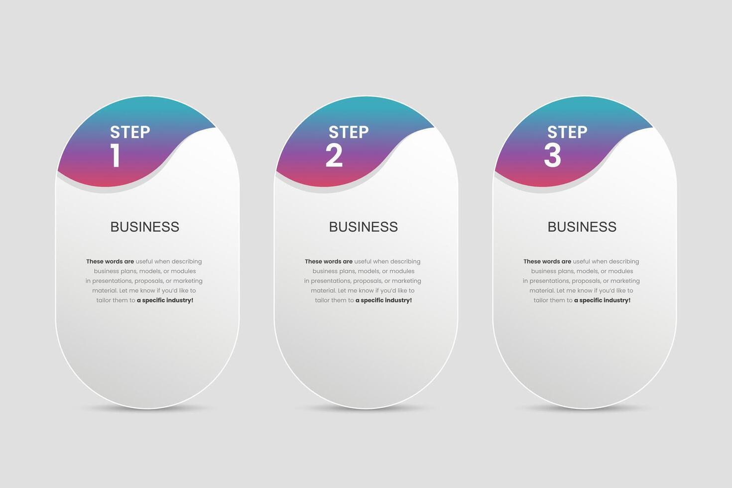 The finance and business options design in with 3 steps. set of three buttons illustration vector