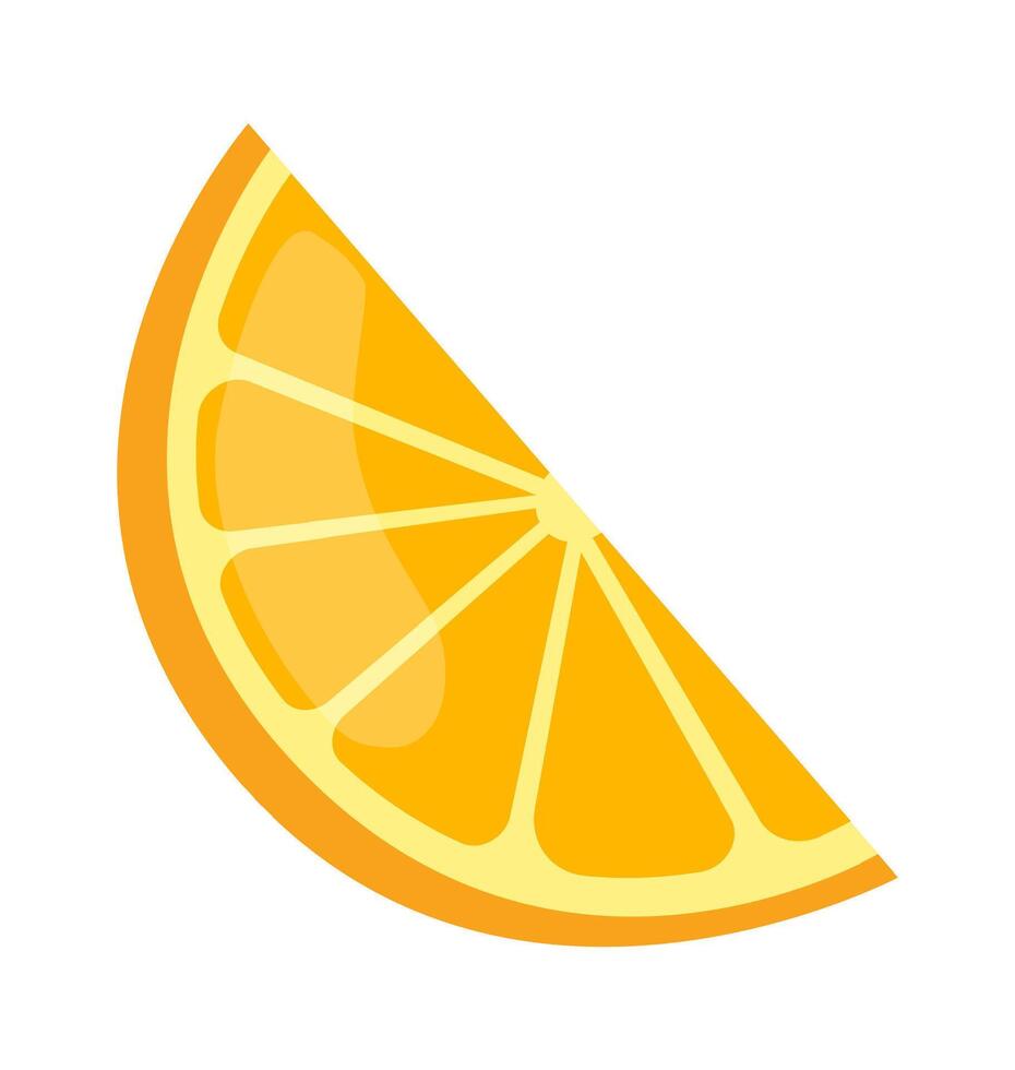 Yellow citrus for jar decor flat icon Sour lemon Illustration Icon vector
