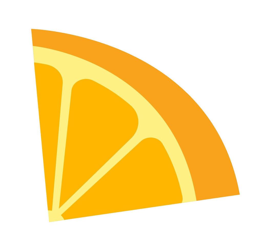 Yellow citrus for jar decor flat icon Sour lemon Illustration Hand Drawn Icon vector