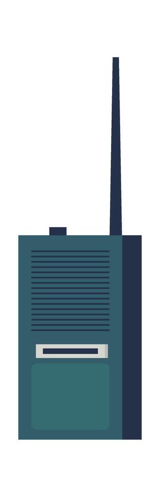 Walkie-talkie for communication flat icon Detective set vector