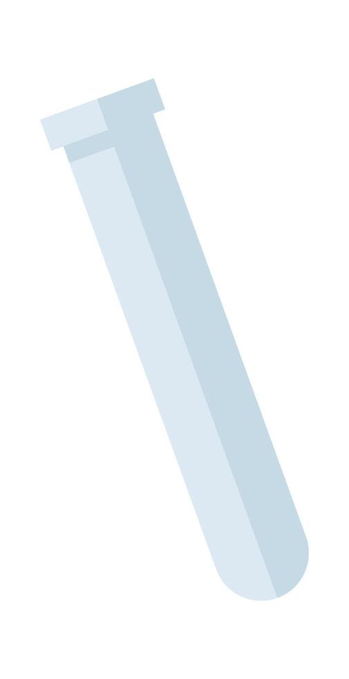 Test tube flat icon Medical equipment Healthcare vector