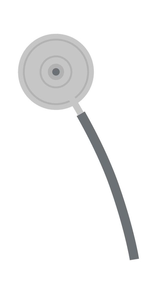 Stethoscope flat icon Medical device Healthcare vector