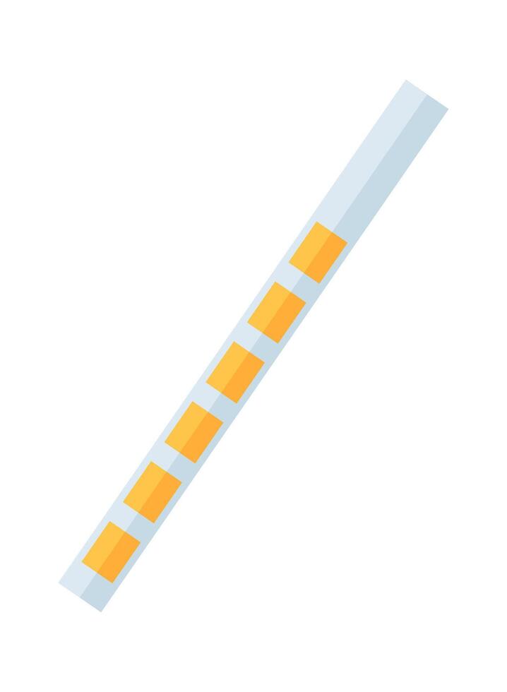 Test tube flat icon Medical equipment Healthcare Illustration vector