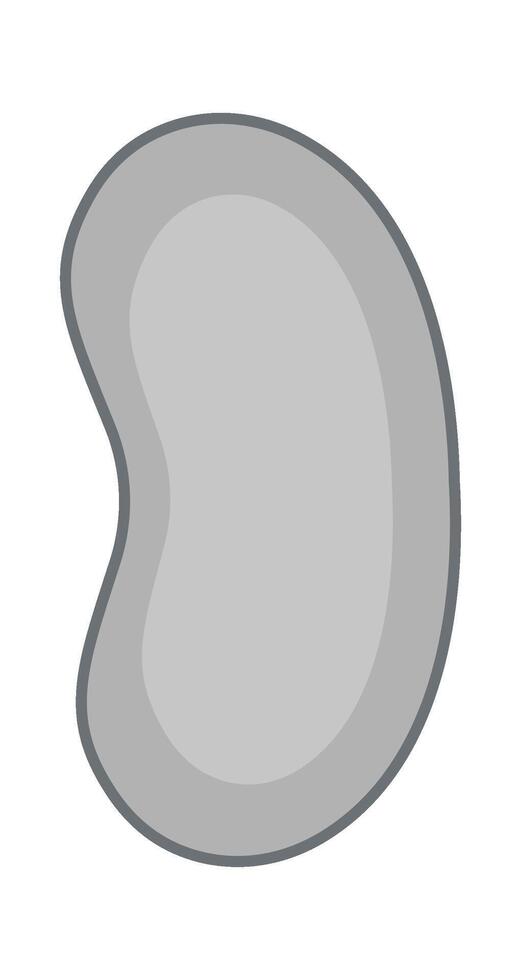 Hospital surgical steel bowl flat icon Doctor equipment vector