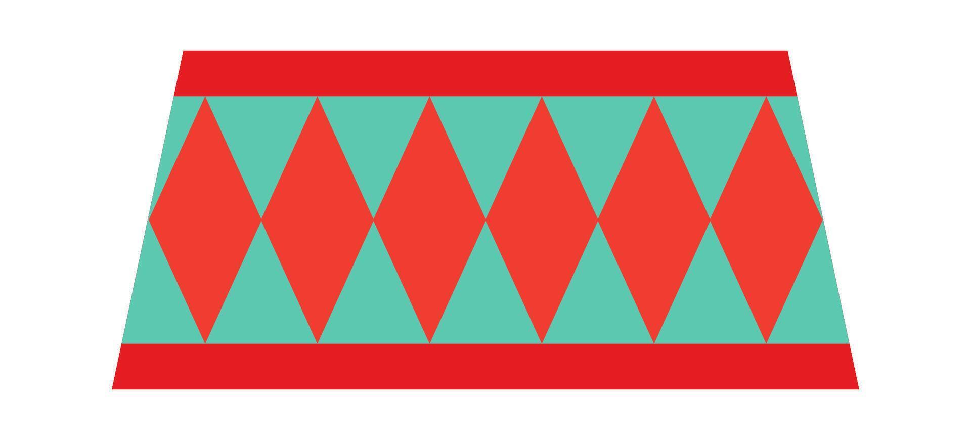 Platform for focuses flat icon Circus element vector