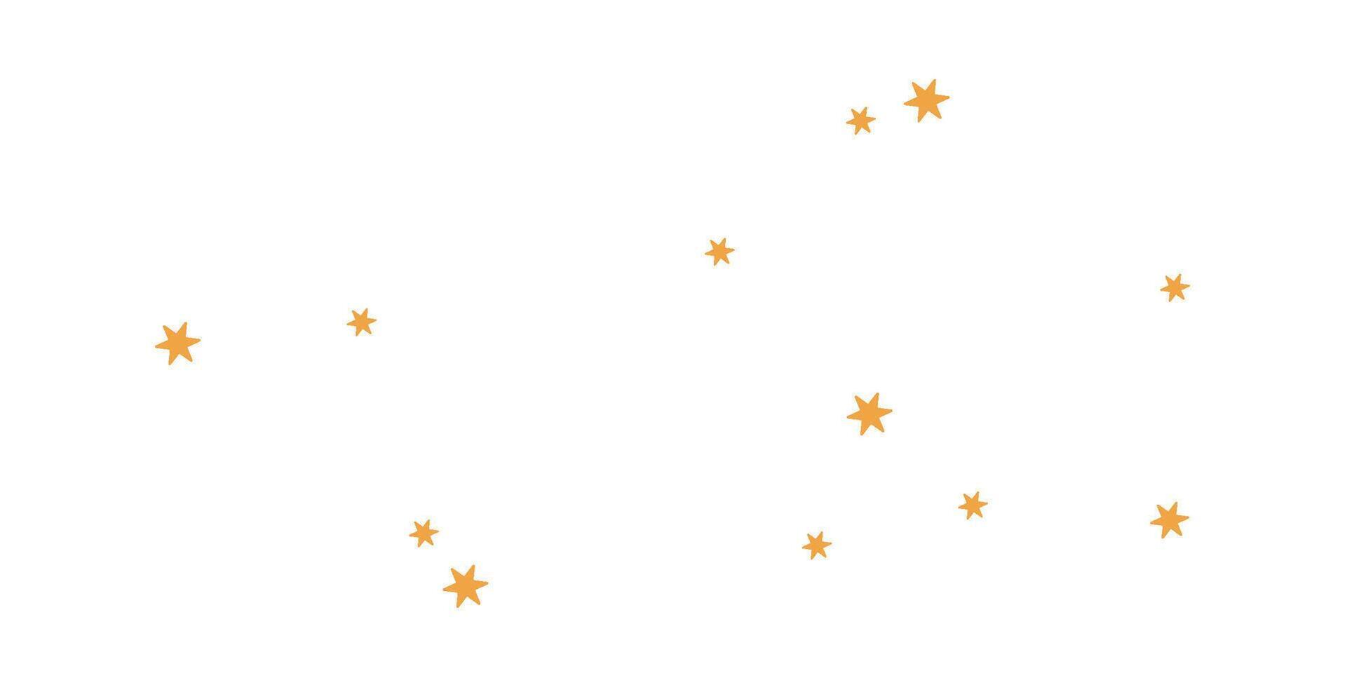 Stars flat icon Lights house decor elements vector