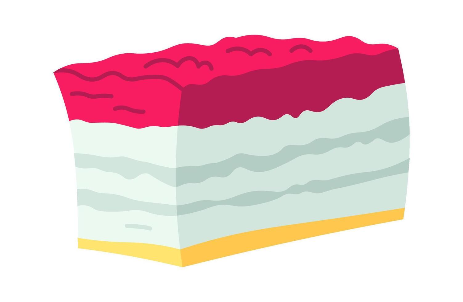 Lard flat icon Tasty traditional ukrainian food vector