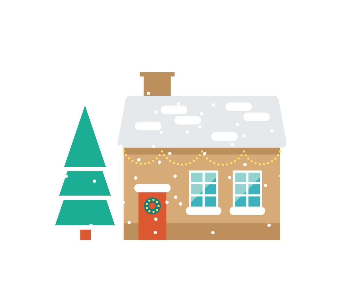 Large country house flat icon Private property vector