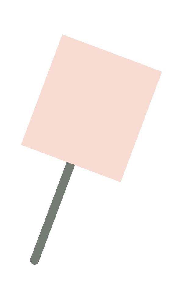 Poster flat icon Rally about rights Show support vector