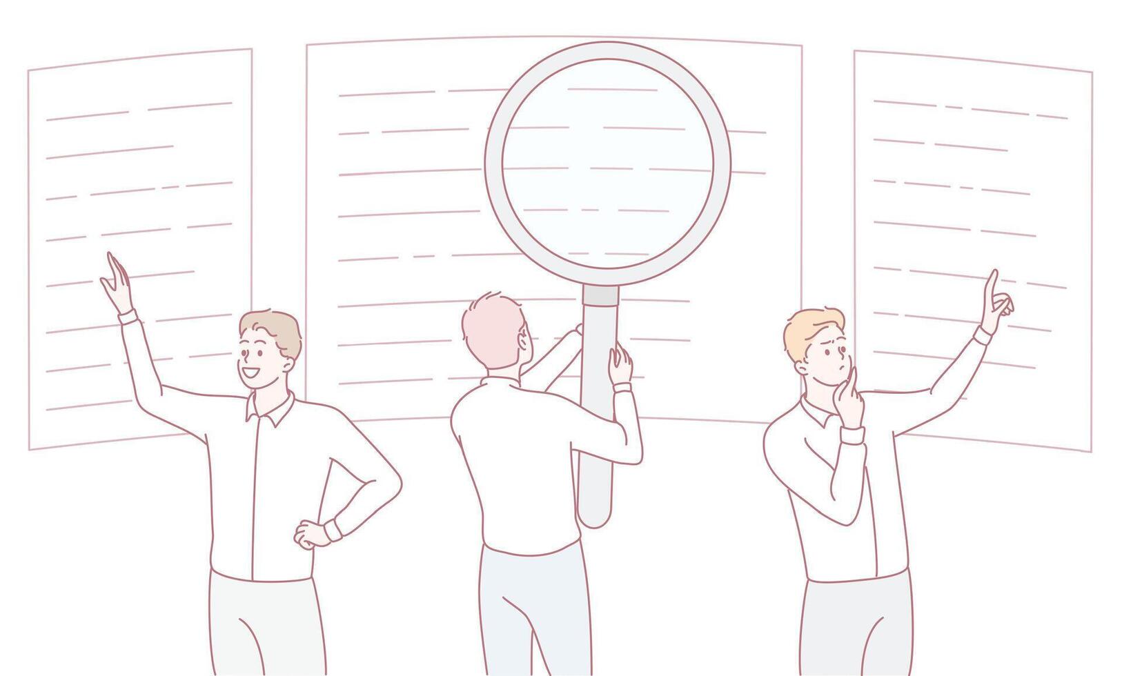 Diving Deep into Document Analysis with Sharp Focus and Profound Insight for Better Outcomes vector