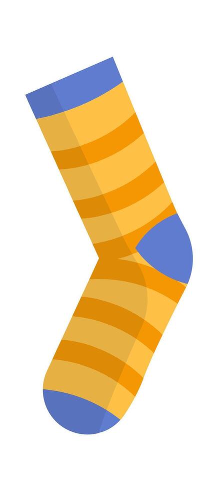 Socks flat icon Fashion warm winter outfit vector
