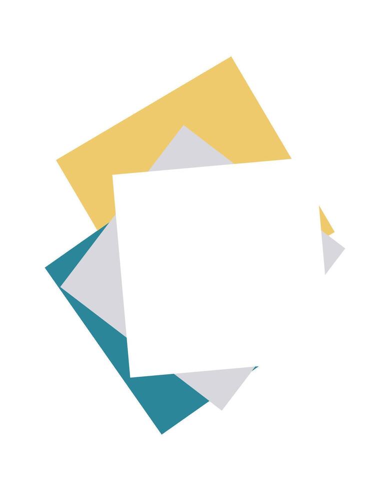 Paper and books flat icon Office supplies Workplace vector