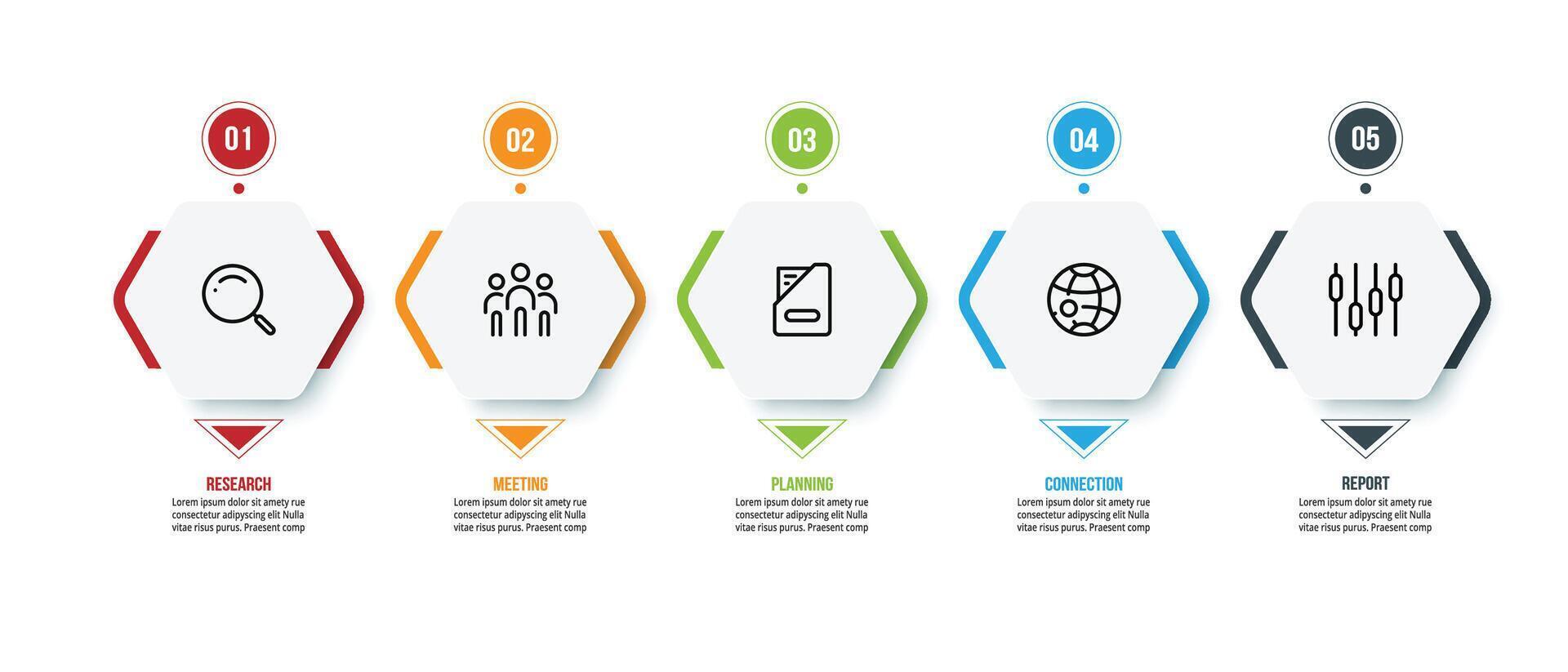 Infographic business with step. vector