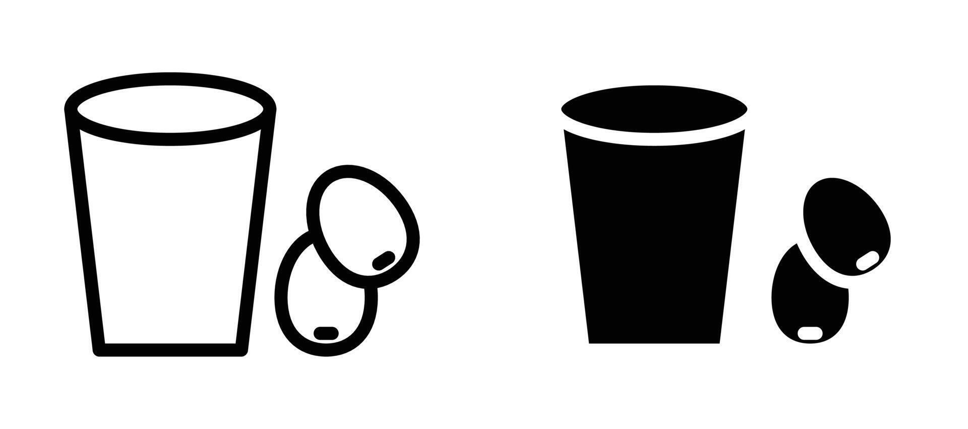Ramadan iftar icon in black modern and lines and solid vector