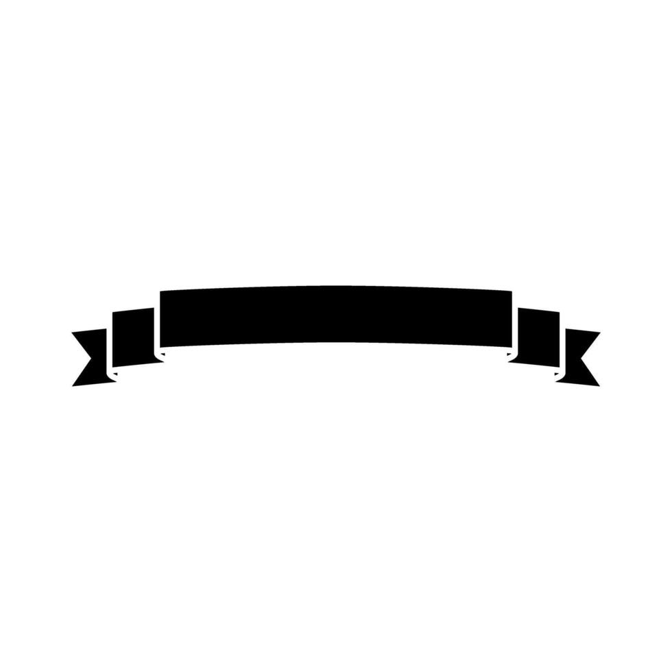 Ribbon icon. Simple illustration of ribbon icon for web. vector