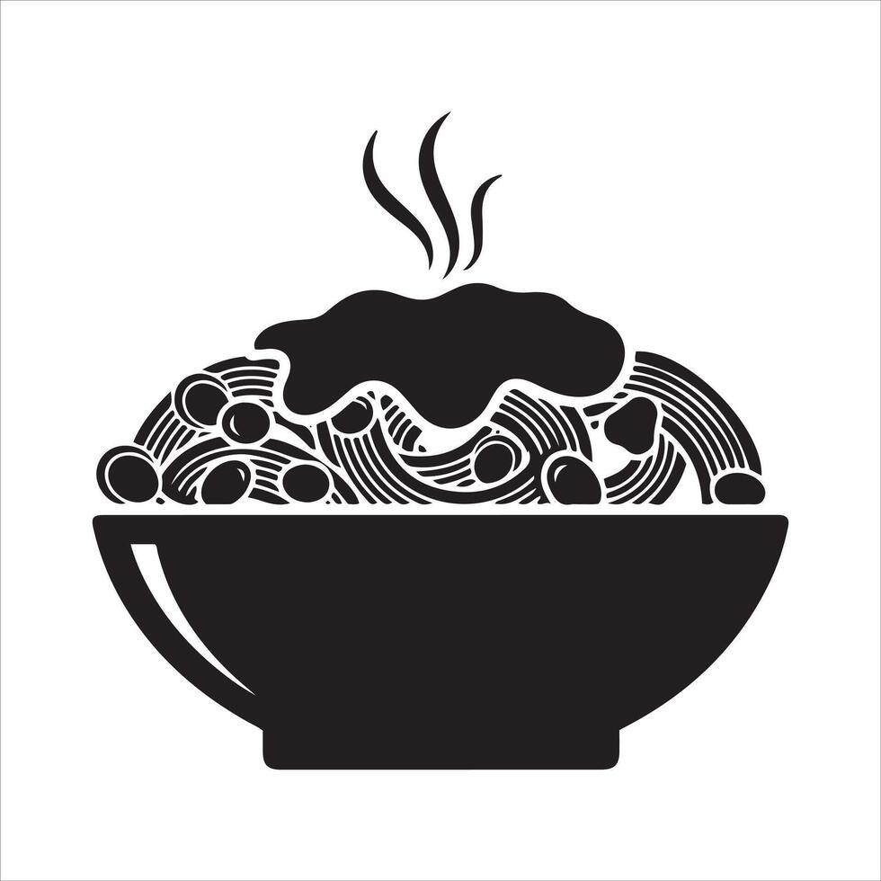 A stack of black plates with a white rim on a white background vector