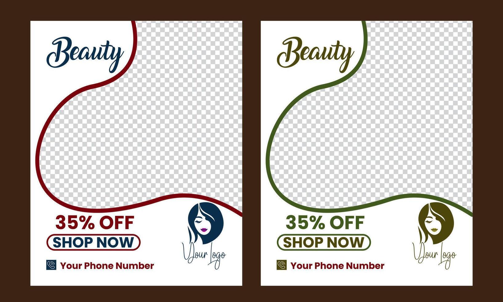 Cosmetic makeup beauty social media post template design. Cosmetic makeup pedicure banner template design. vector