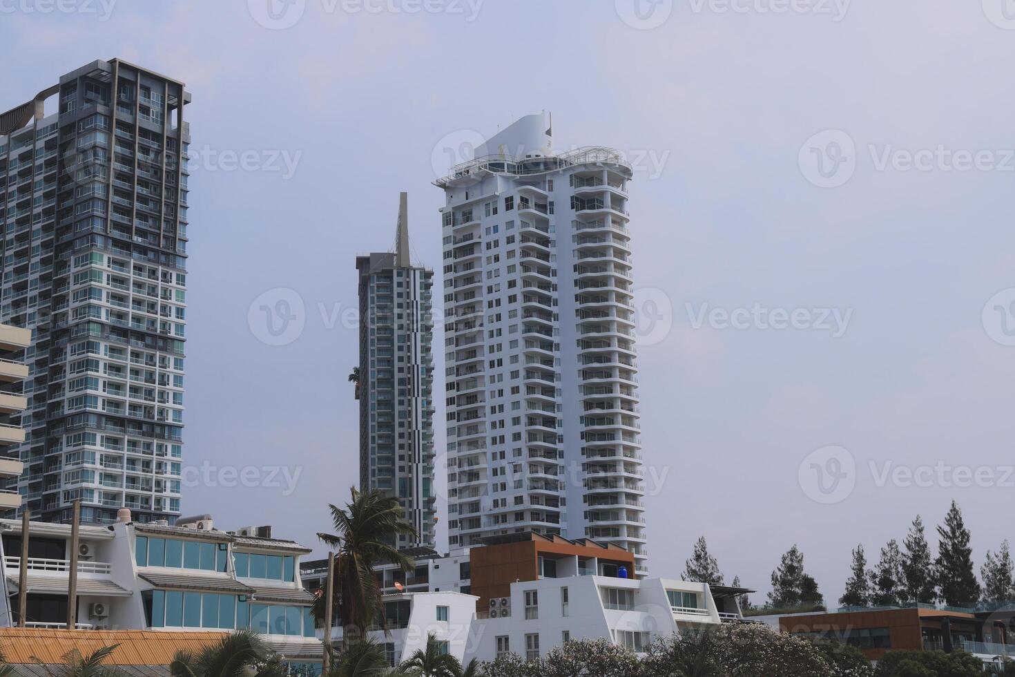 Exploring Modern Urban Architecture in a Vibrant Coastal City by the Scenic Shoreline photo