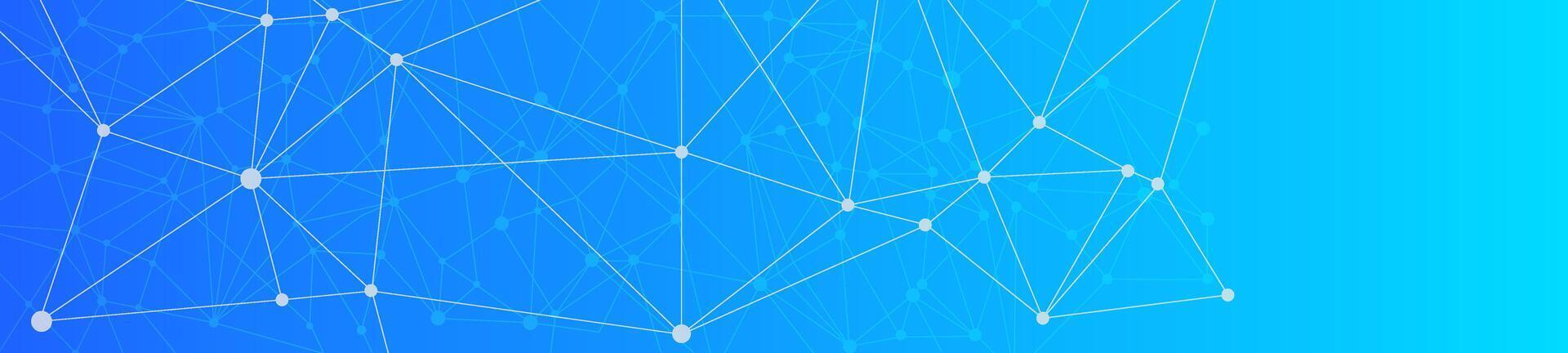 Modern Blue Technology Background Website Banner Design vector