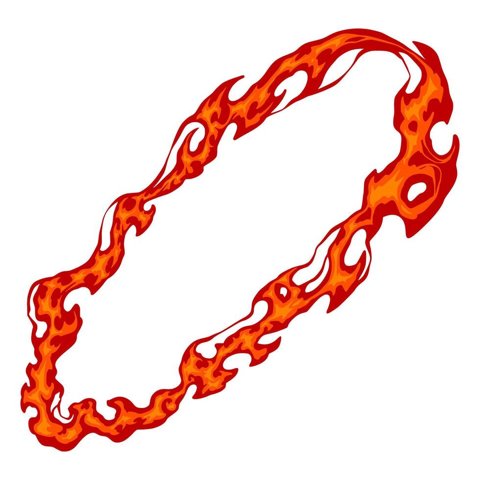 Fire Flame Element Illustration vector