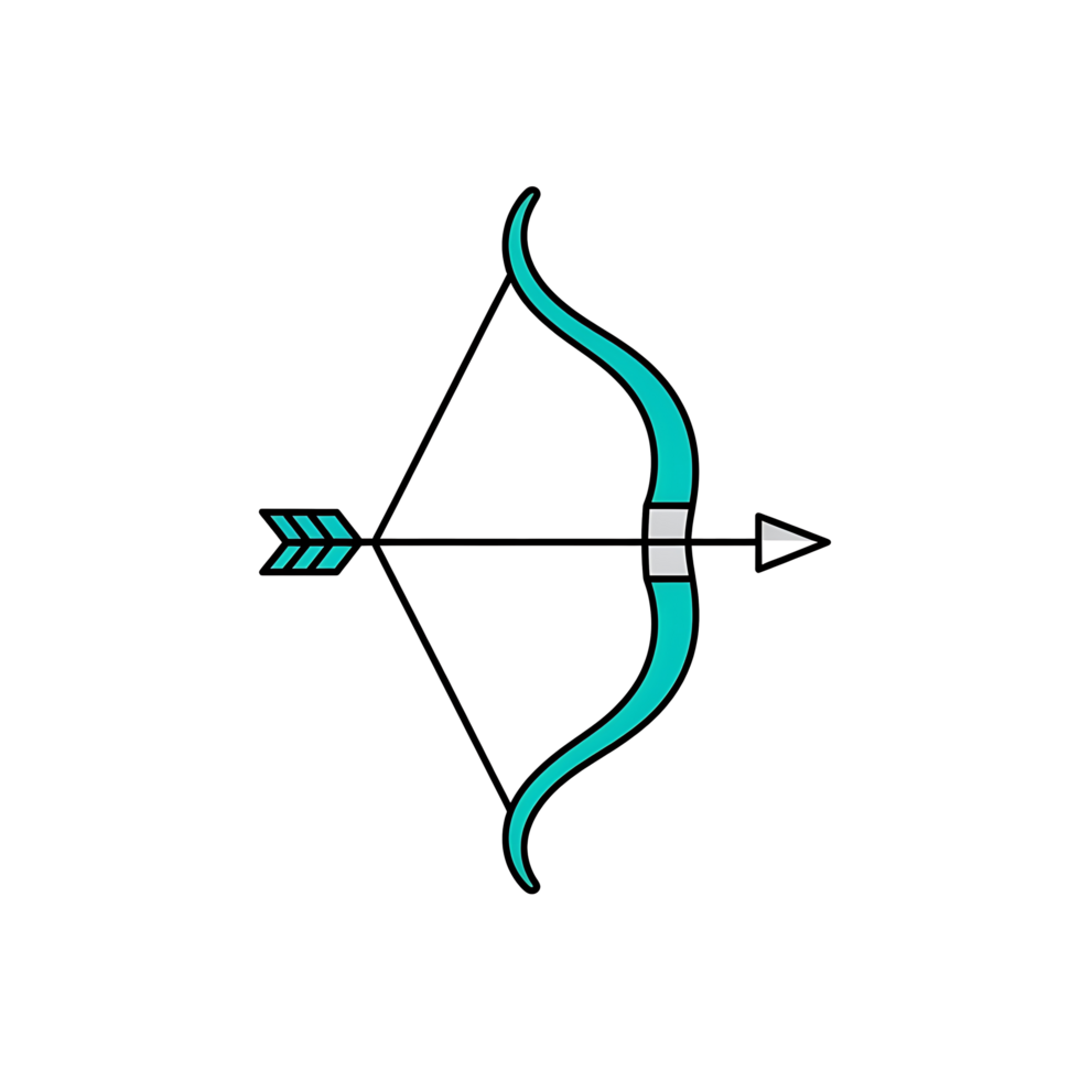 Bow and Arrow Graphic png