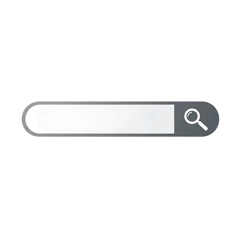 Search Bar with Magnifying Glass png