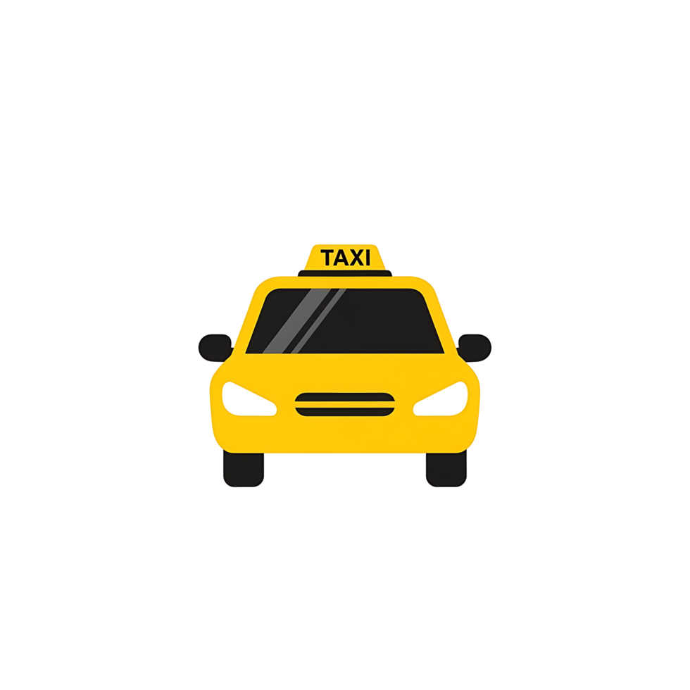 Yellow Taxi Car png