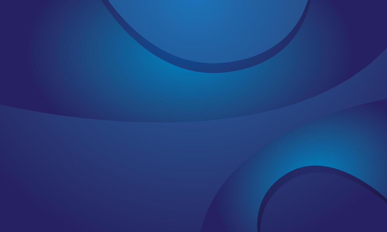 Abstract blue gradient curved background vector