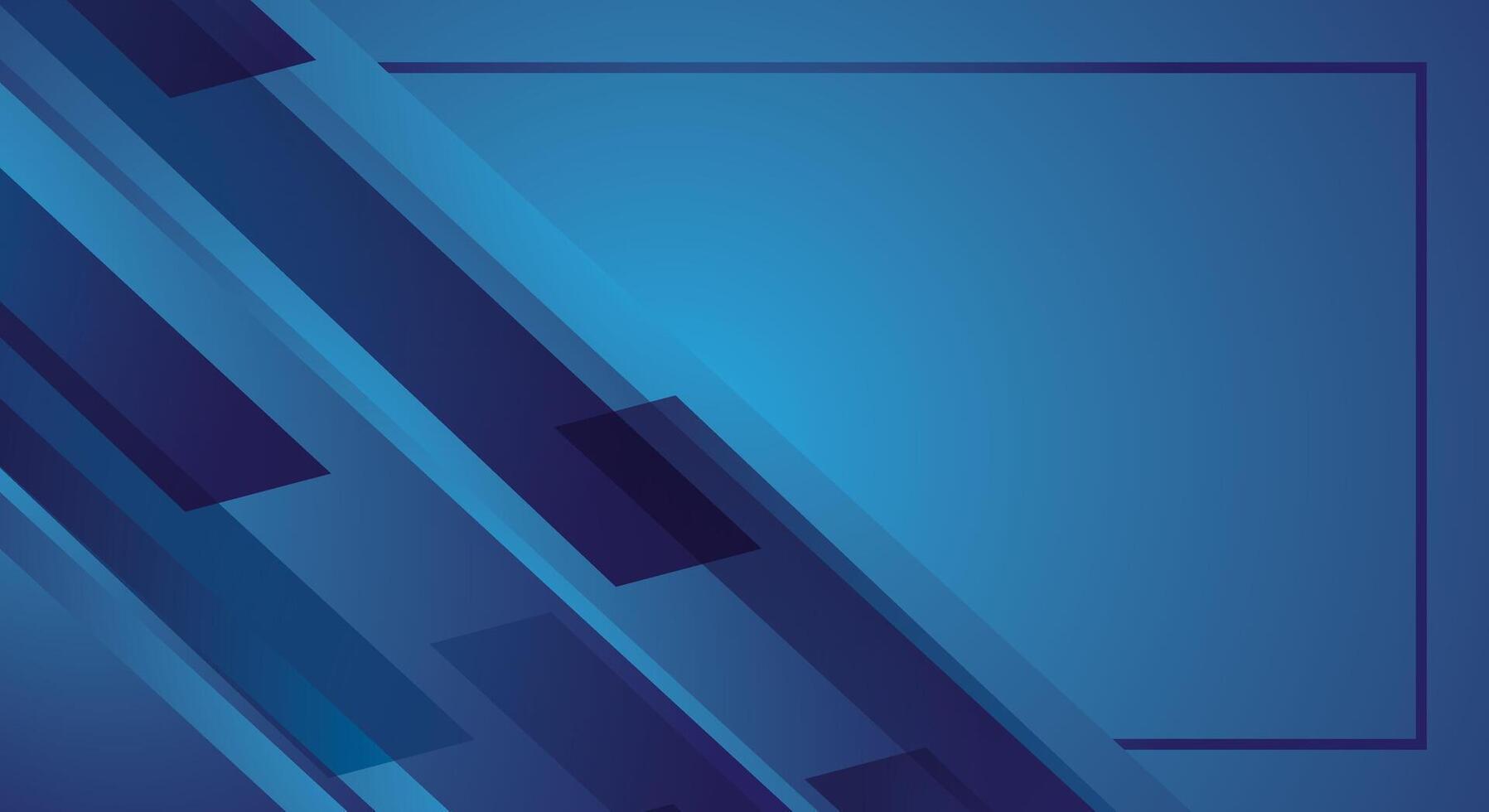 Abstract blue gradient geometric technology design modern futuristic background vector
