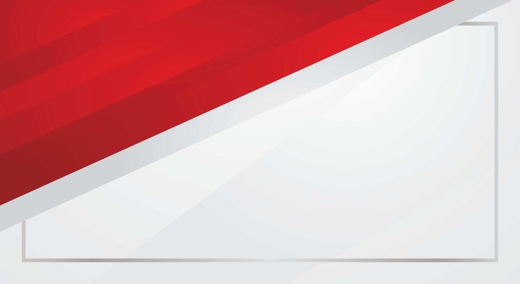Modern red and white diagonal certificate background vector