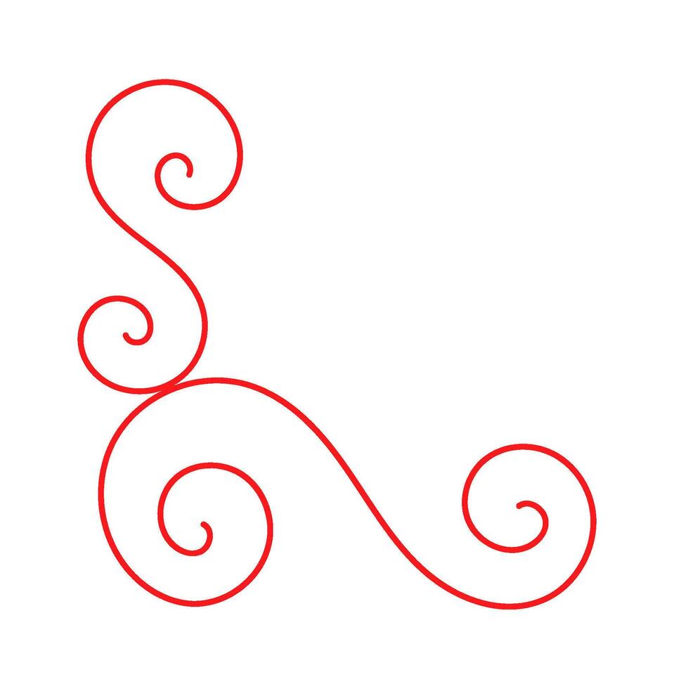 Frame with curls design flat icon vector