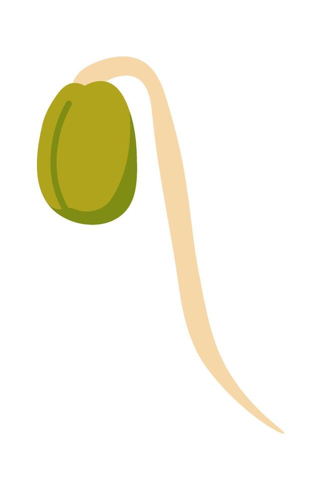 Soybean plant flat icon Agriculture Flat Illustration vector