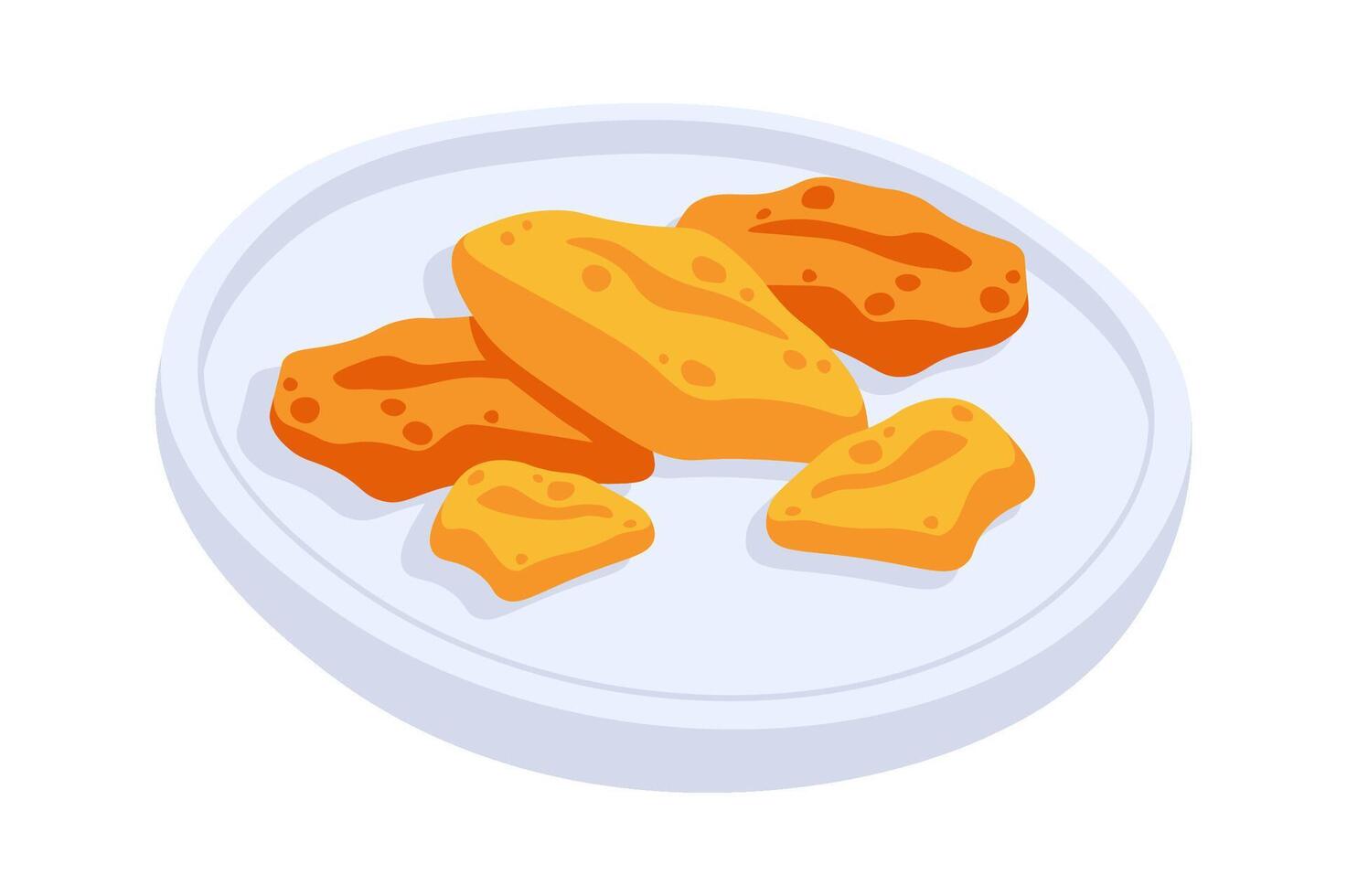 Soy food flat icon Organic healthy snack vector