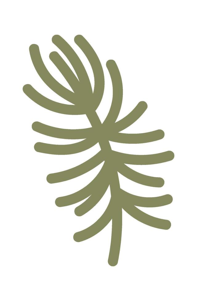 Decorative plant flat icon Houseplant decor element vector