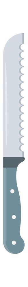 Cutting tool flat icon Steel knife vector